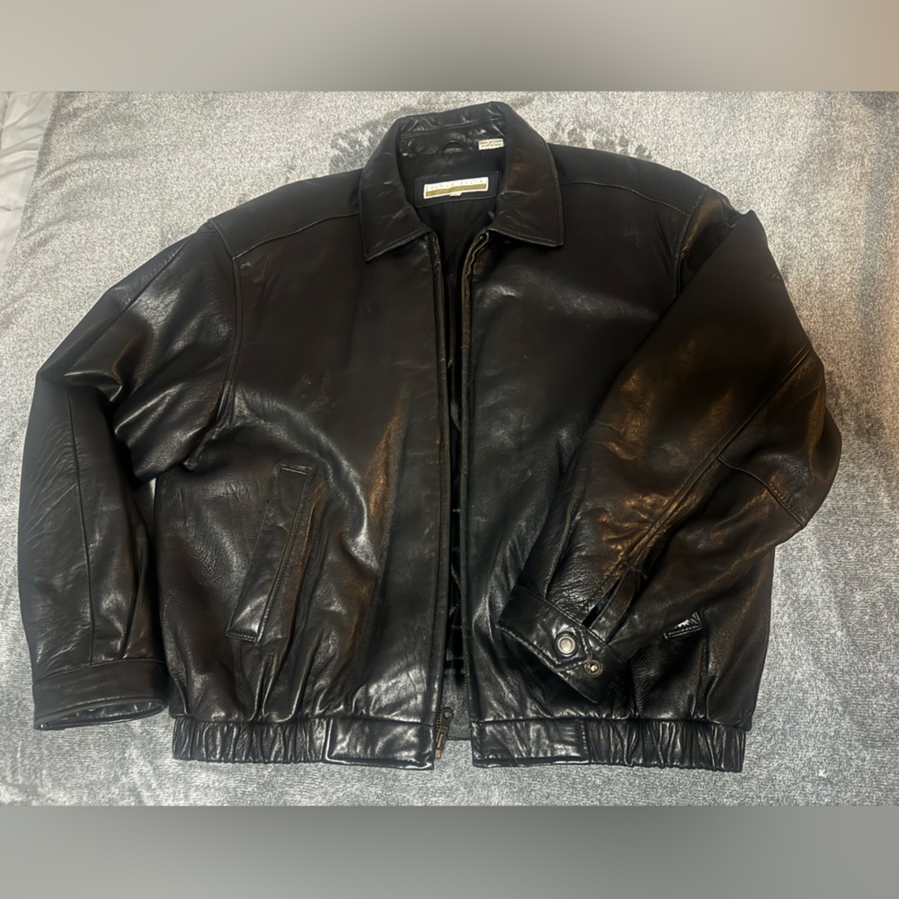 Perry Ellis Leather Jacket